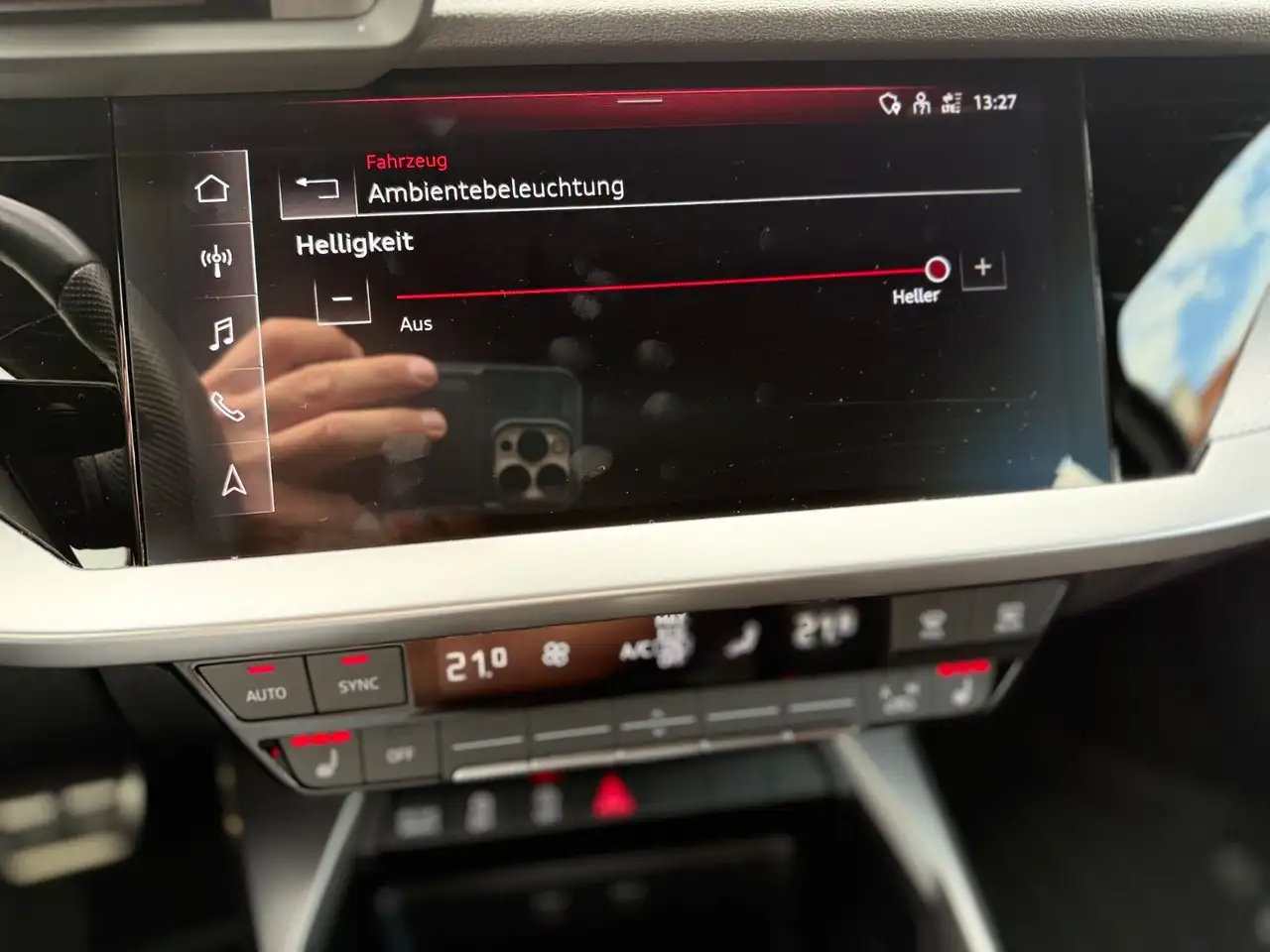 Audi A3 2.0TDI S Line Virtual Spur AppleCar 8xbereift, миниатюра 30
