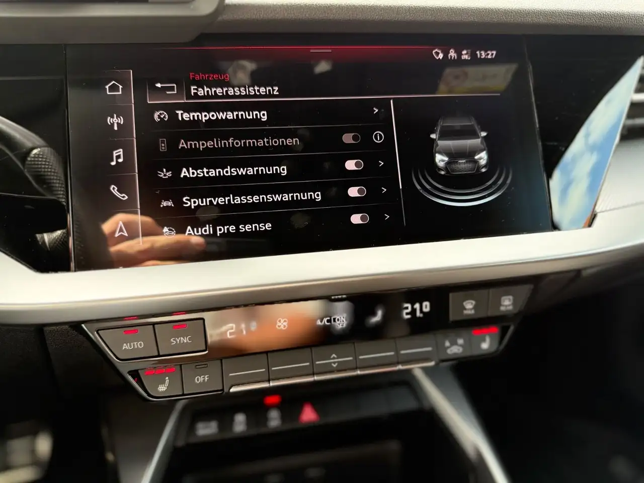 Audi A3 2.0TDI S Line Virtual Spur AppleCar 8xbereift, миниатюра 26