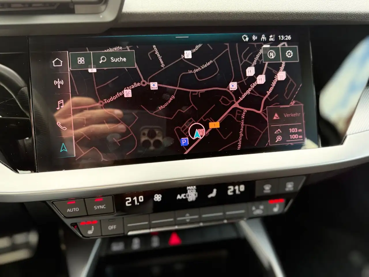 Audi A3 2.0TDI S Line Virtual Spur AppleCar 8xbereift, миниатюра 22