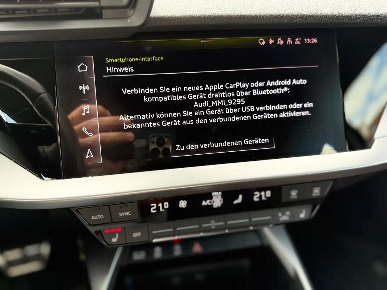 Audi A3 2.0TDI S Line Virtual Spur AppleCar 8xbereift, миниатюра 23