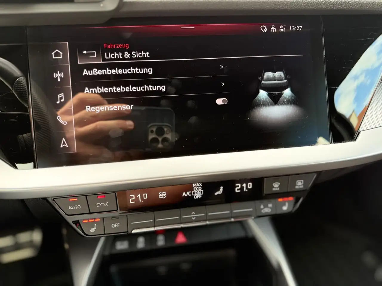 Audi A3 2.0TDI S Line Virtual Spur AppleCar 8xbereift, миниатюра 29