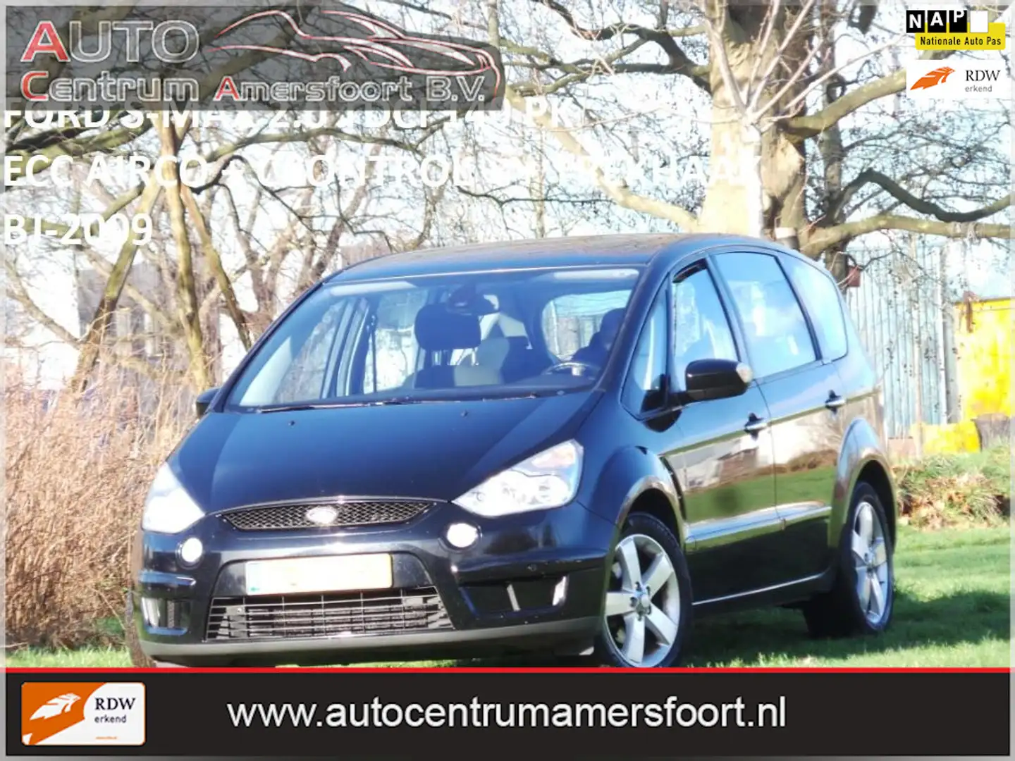 Ford S-Max 2.0 TDCi ( INRUIL MOGELIJK ) Zwart - 1