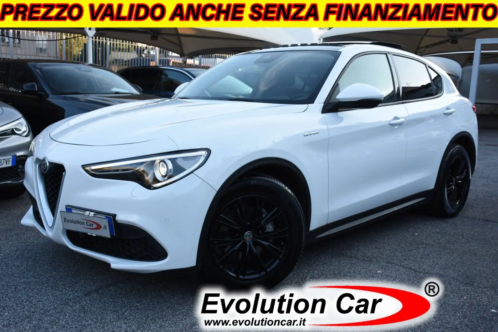 Alfa Romeo Stelvio 2.2 160 CV AT8 RWD Super *MY21*TETTO PANORAMICO* Blanc - 1