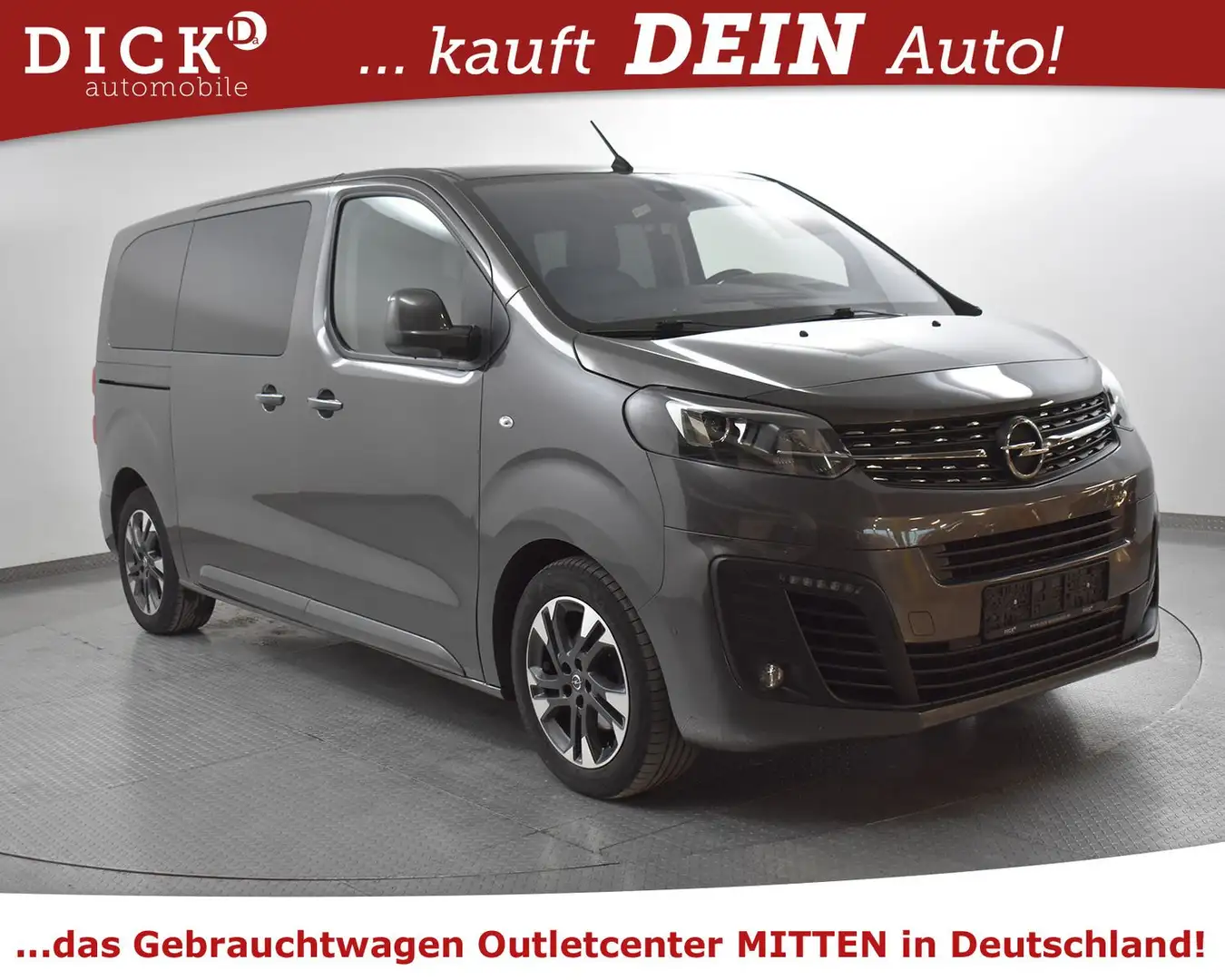 Opel Zafira Life 2.0d Tou M LEDER+MASS+HEAD+KAM+VOLL Grau - 1