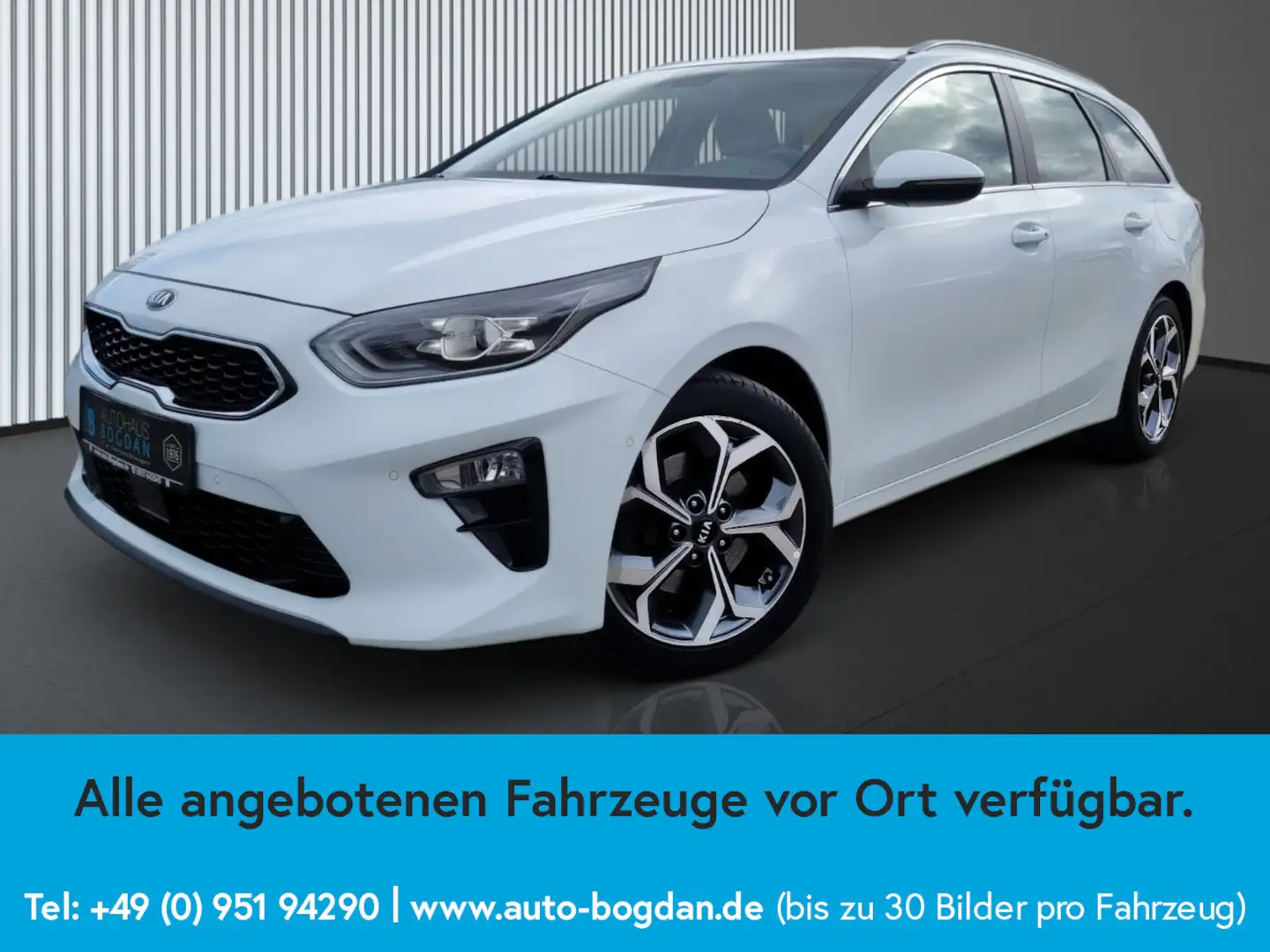 Kia Ceed SW / cee'd SW cee´d Sportswagon Spirit LED*Winterpaket*AHK abneh Blanc - 2