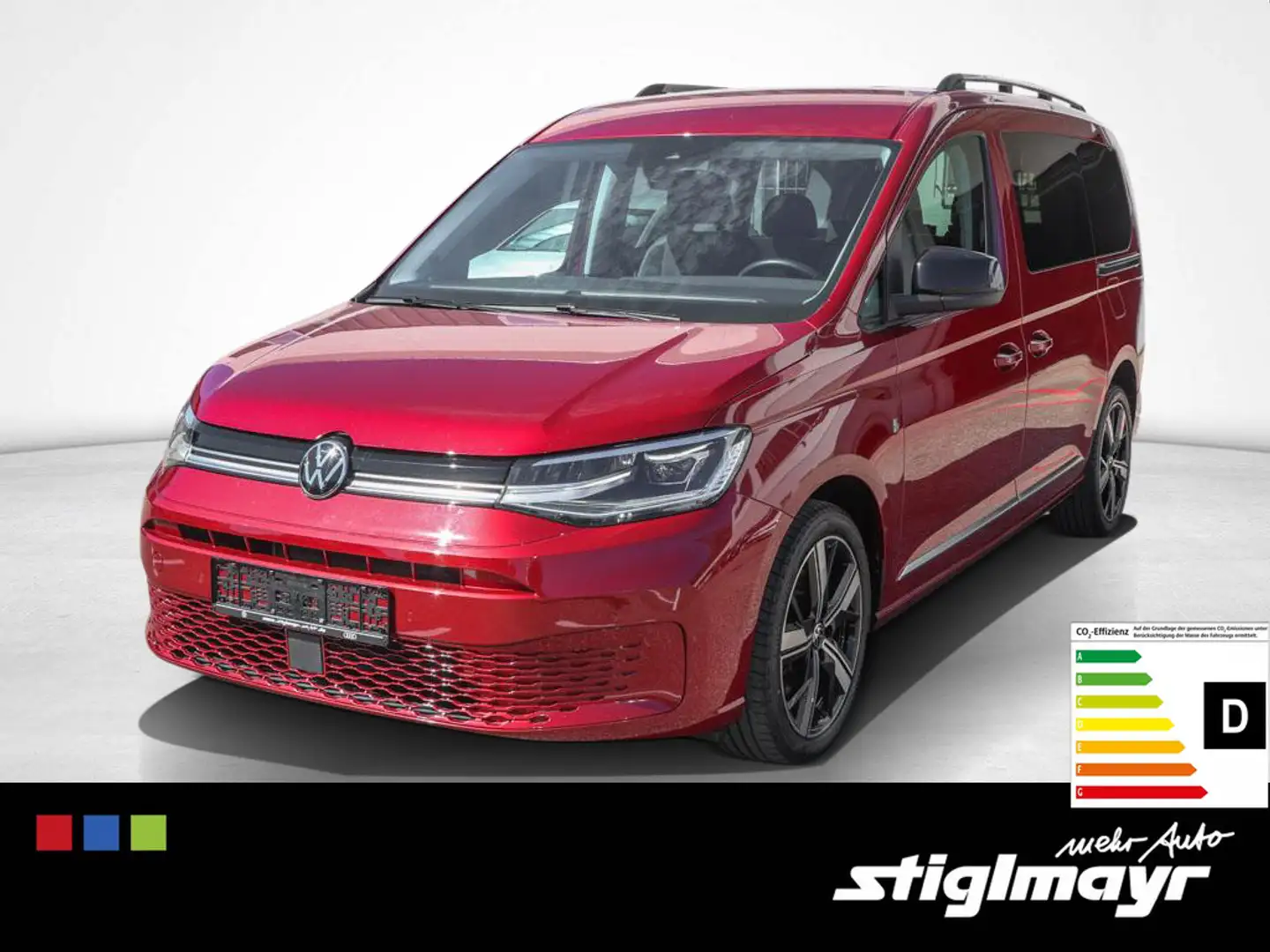 Volkswagen Caddy Style 2.0 TDI ACC+KAMERA+LED+NAVI+18` Rouge - 1