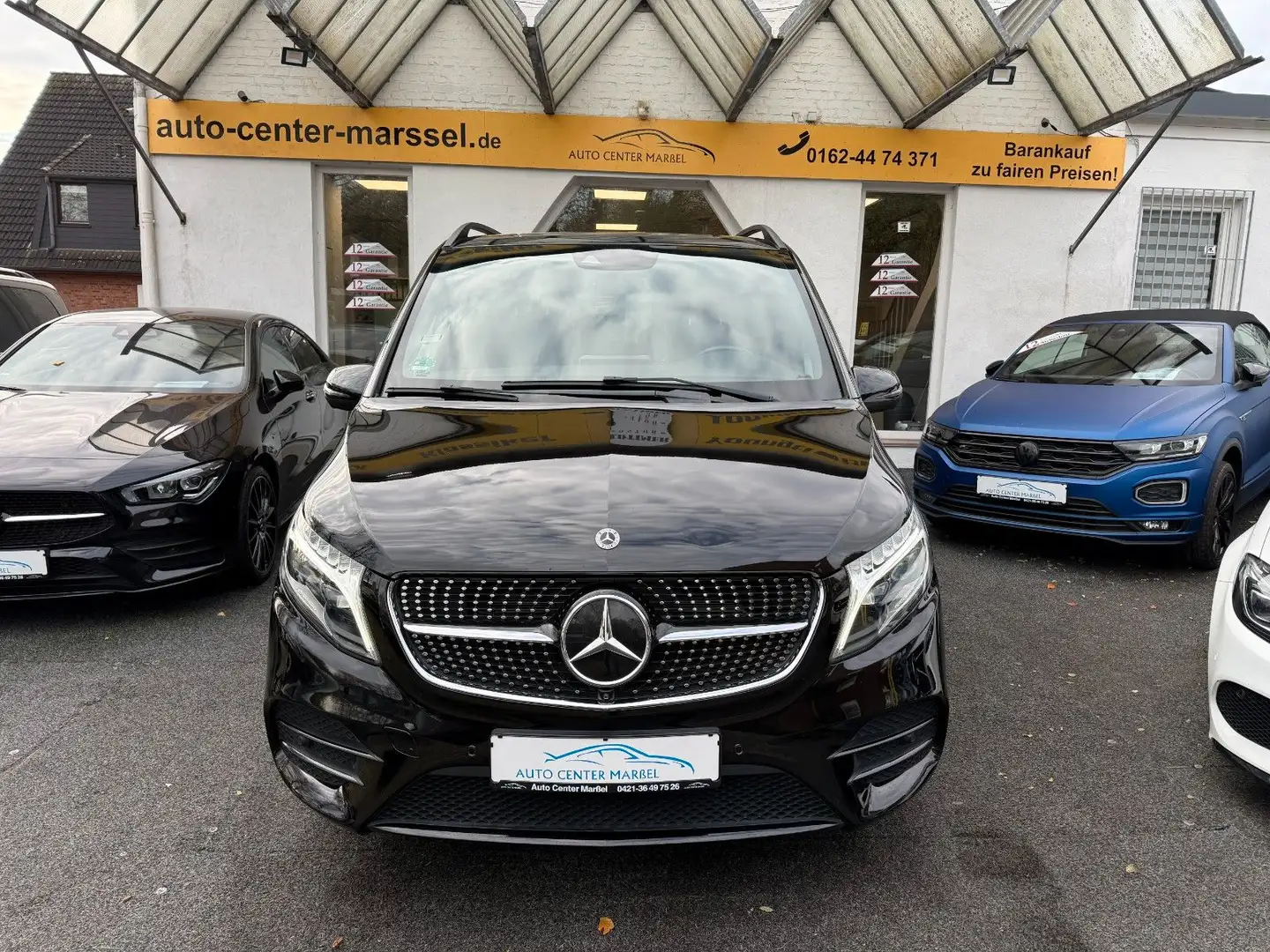 Mercedes-Benz V 250 d extralang AMG LINE/AHK/LED/SPURHALTE/360° Schwarz - 2