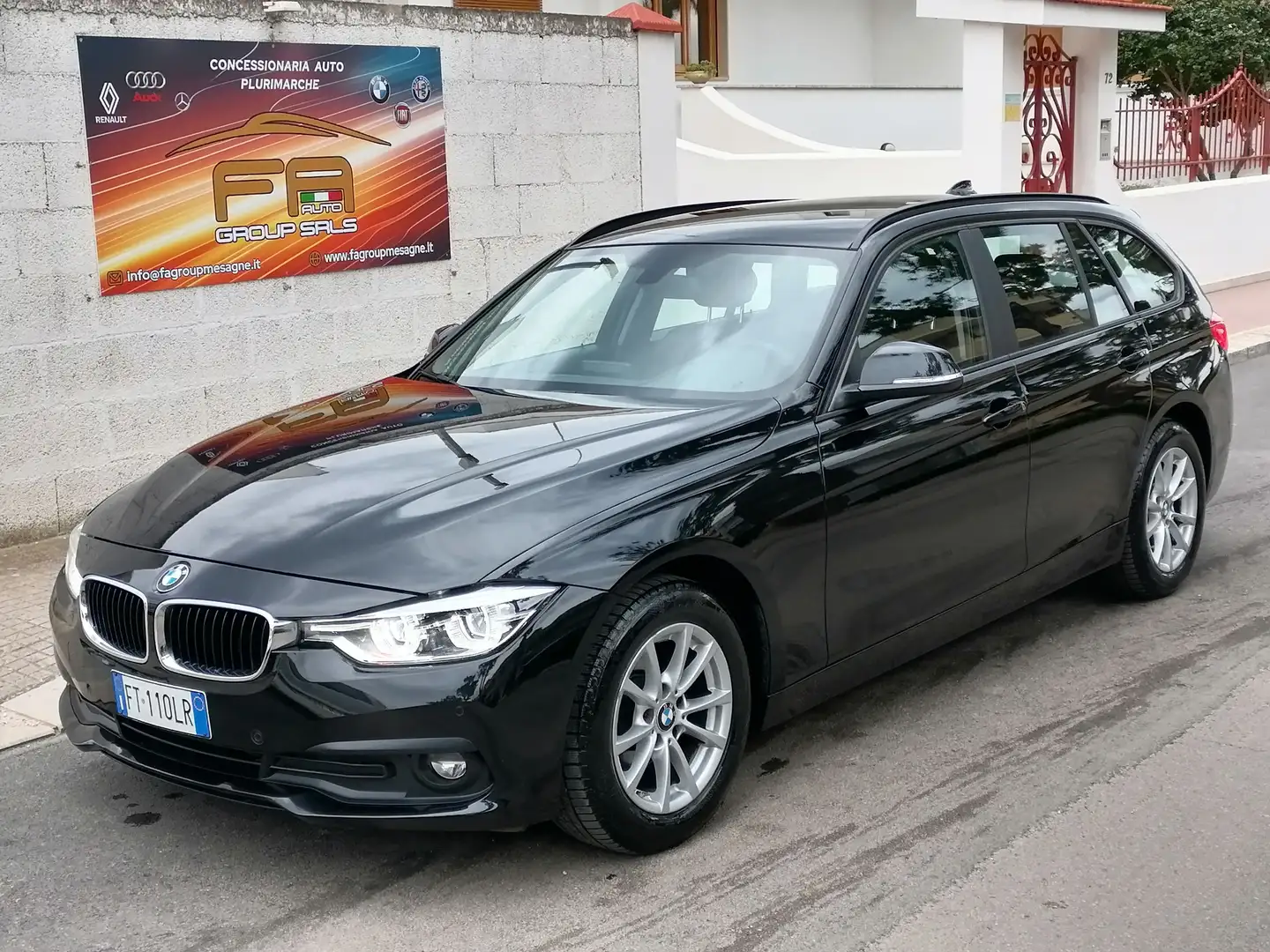 BMW 318 318d Touring Automatic *NAVI *LED Nero - 1