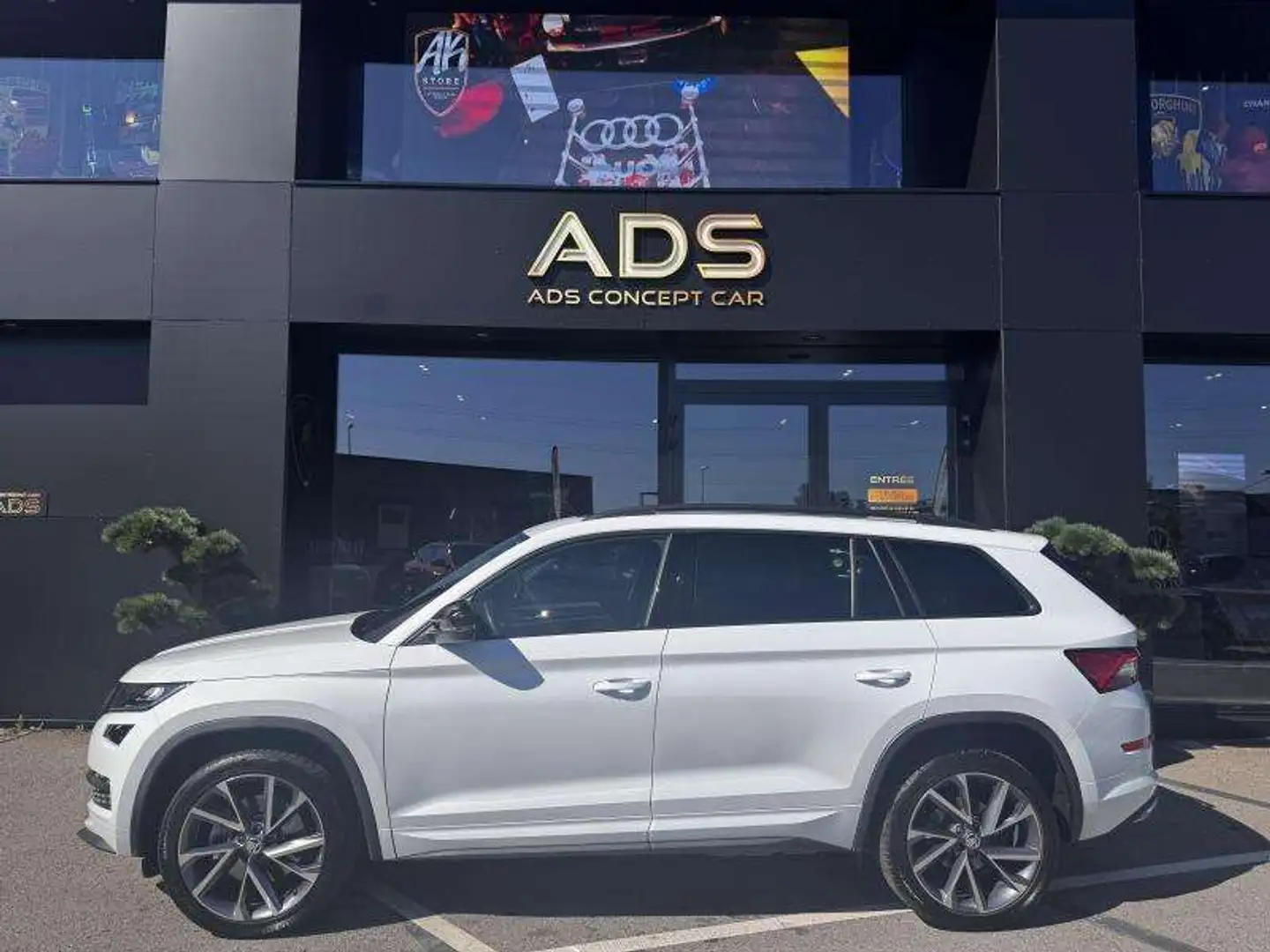 Skoda Kodiaq Sportline DSG 2019 7places Blanc - 2