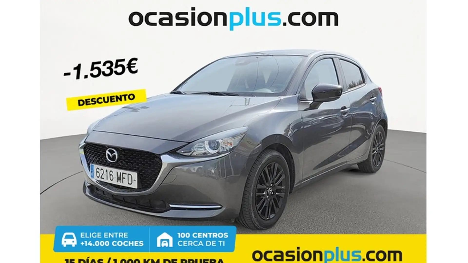Mazda 2 1.5 Skyactiv-g Black Tech Edition 55kW Gris - 1