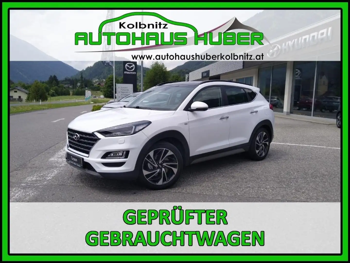 Hyundai TUCSON 2,0 CRDI 4WD LEVEL 6 Aut. Weiß - 1