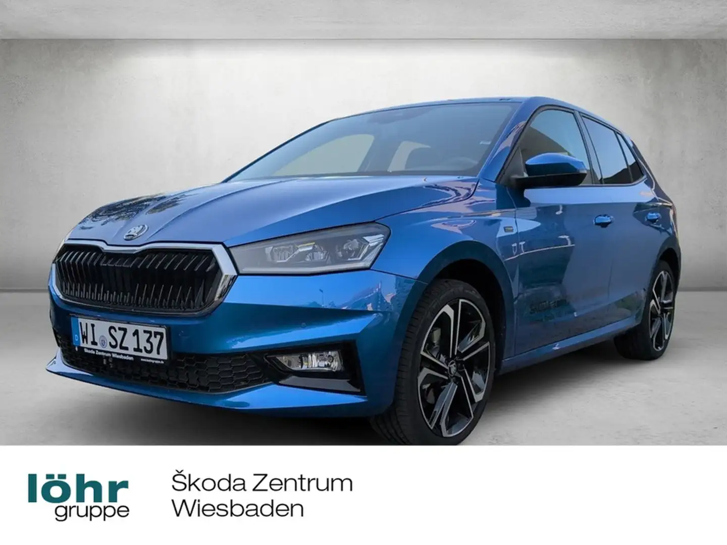 Skoda Fabia Tour 1.5 TSI DSG ABGABE 10.2025 Blau - 1