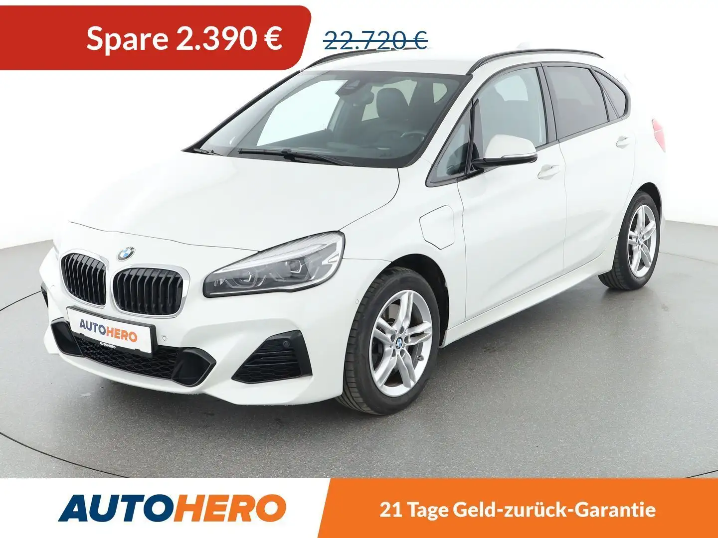 BMW 225 225xe Active Tourer M Sport Aut.*NAVI*LED*TEMPO* Weiß - 1