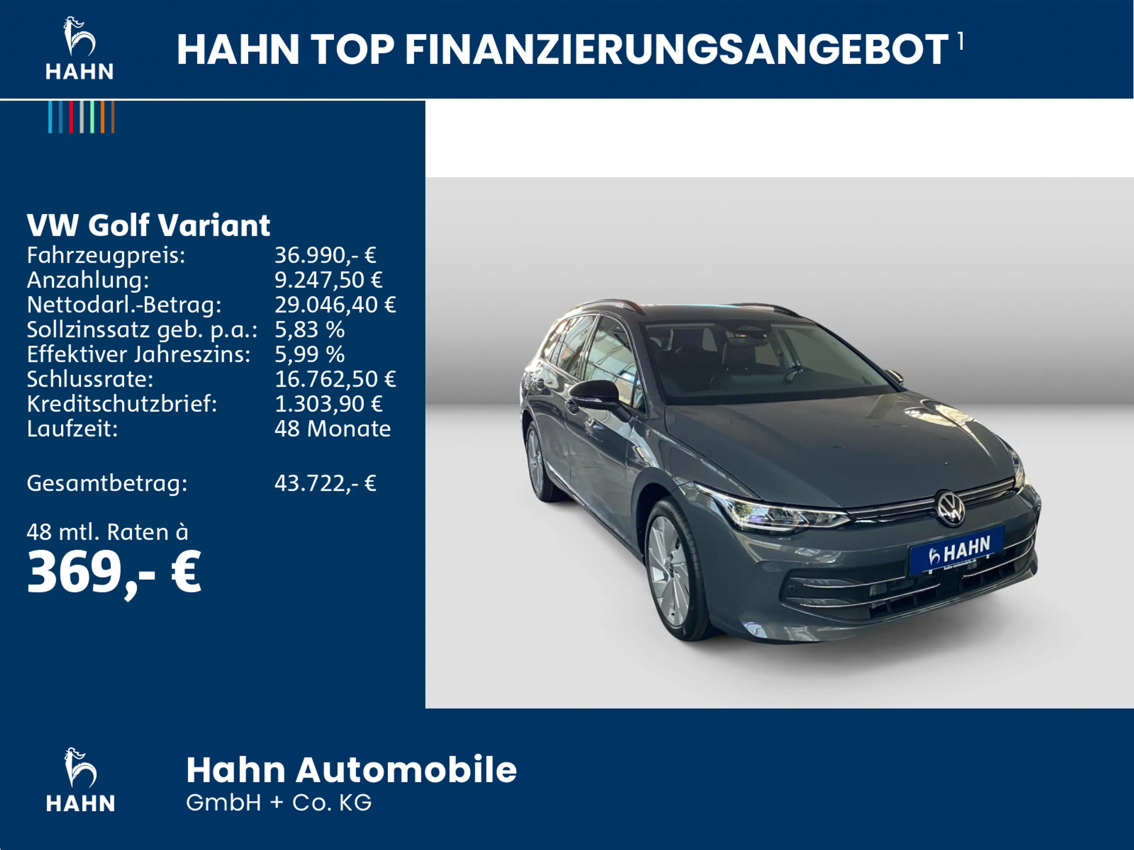 Volkswagen Golf Variant ENERGY1,5 leTSI 150 PS DSG Navi AHK — photo 2
