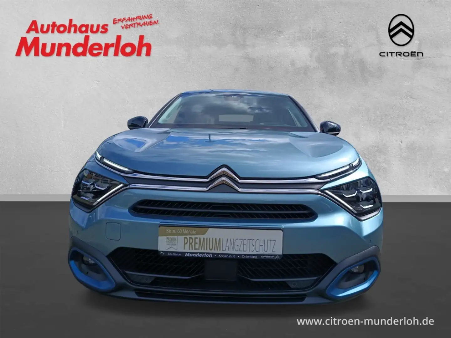 Citroen E-C4 Electric Shine Pack HUD 360 Kamera LED Apple CarPlay Androi Blau - 2