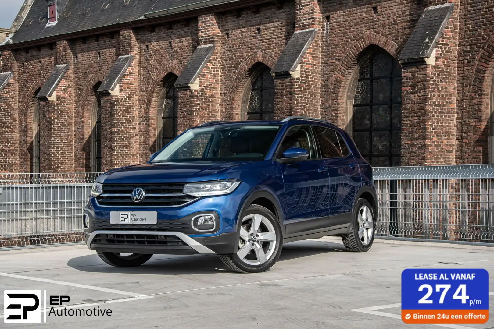 Volkswagen T-Cross 1.0|ACC|AppleCarPlay|VirtualCP|Stoelverw| Blau - 1