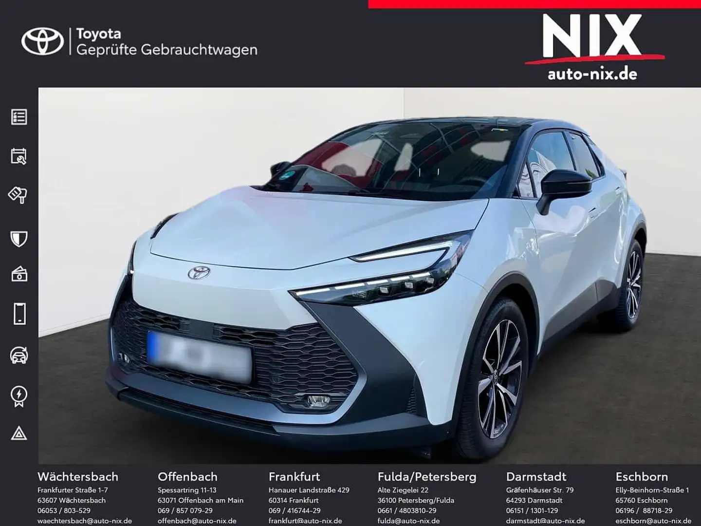 Toyota C-HR 1.8 Hybrid Black & White LED Technik Paket Weiß - 1