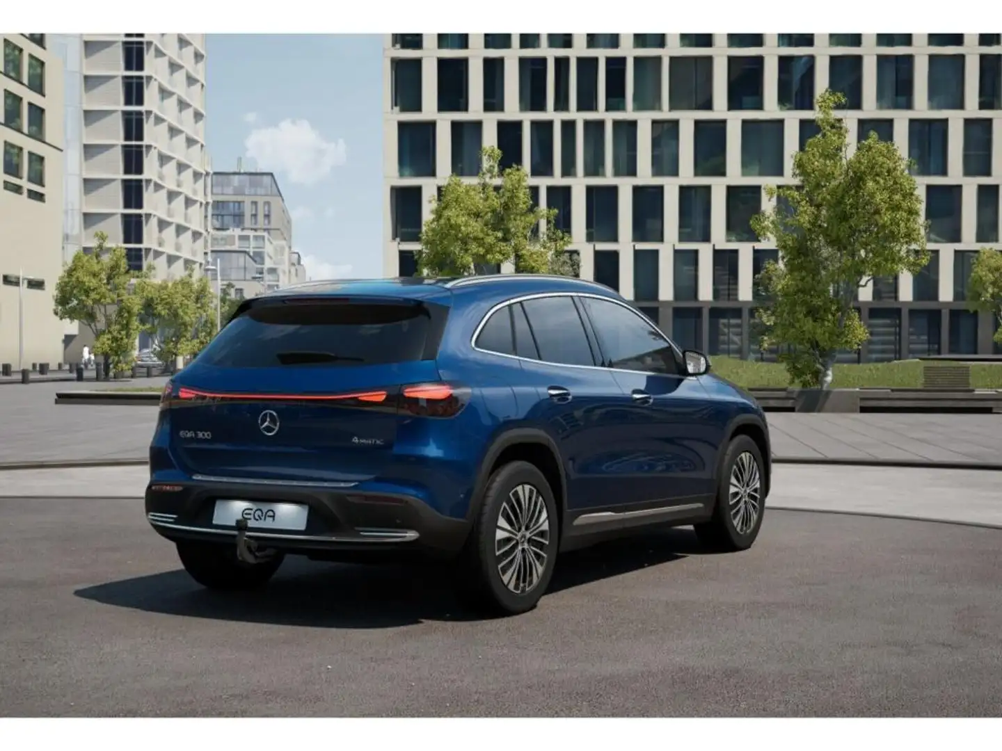 Mercedes-Benz EQA 300 4M Progressive/Pano/AHK/Memo/Distr/Totw Blau - 2