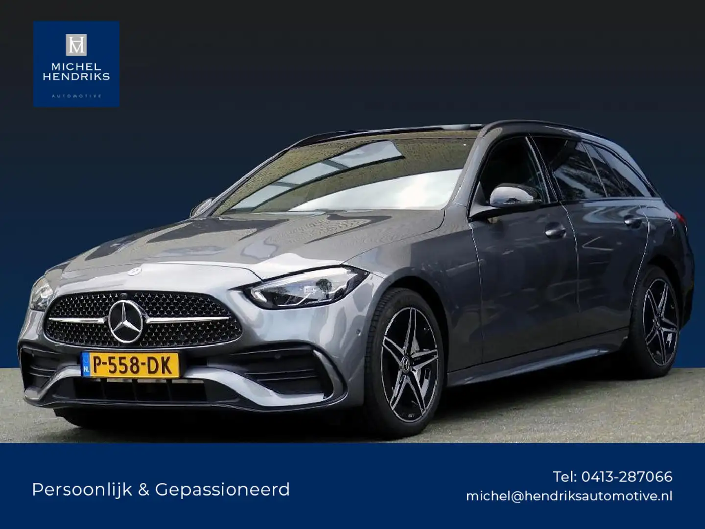 Mercedes-Benz C 300 Estate e AMG Night Origineel NL Pano Grigio - 1