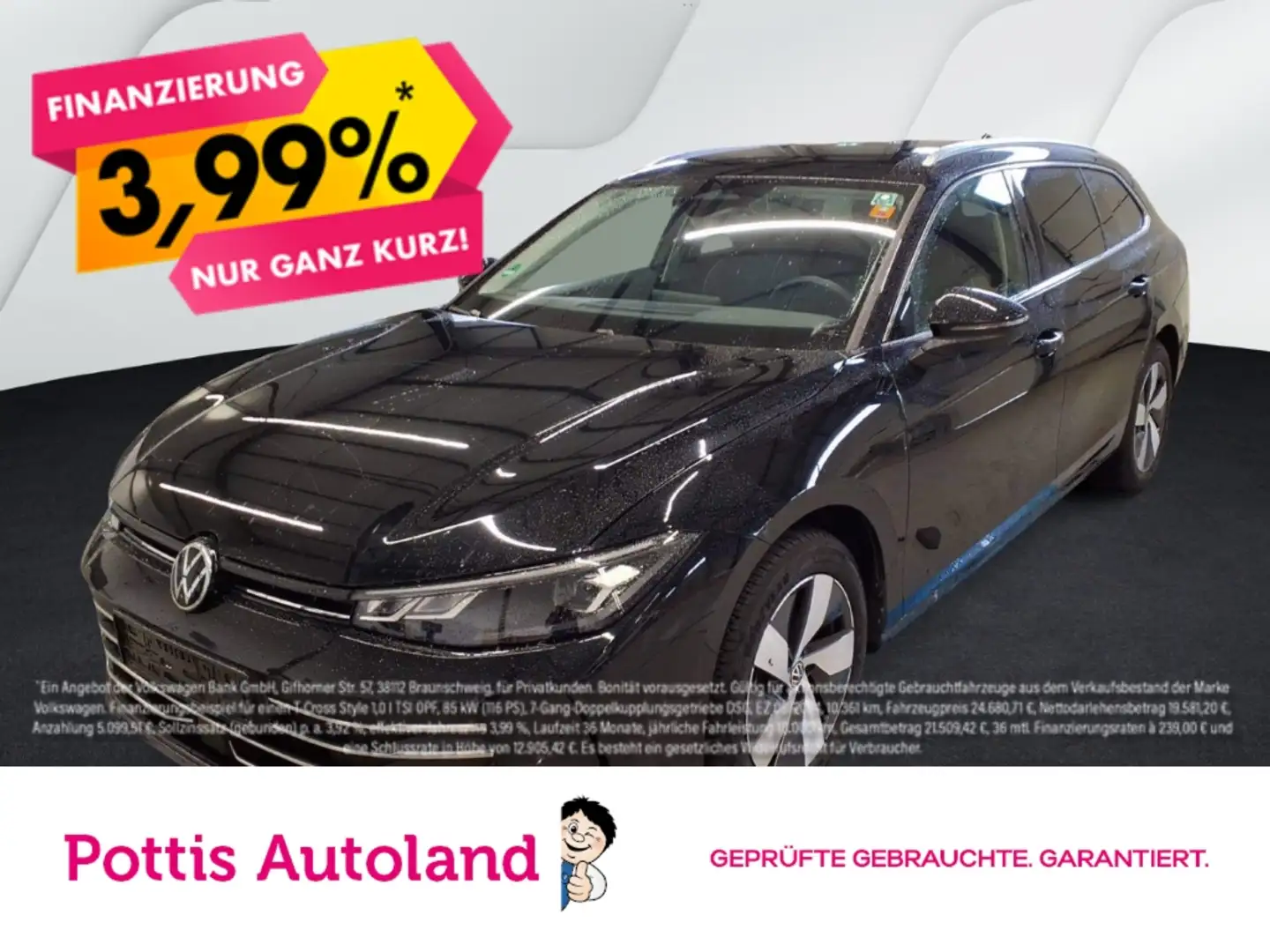 Volkswagen Passat Variant 1.5 eTSI DSG BUSINESS AHK NAVI KAMERA PDC Schwarz - 1