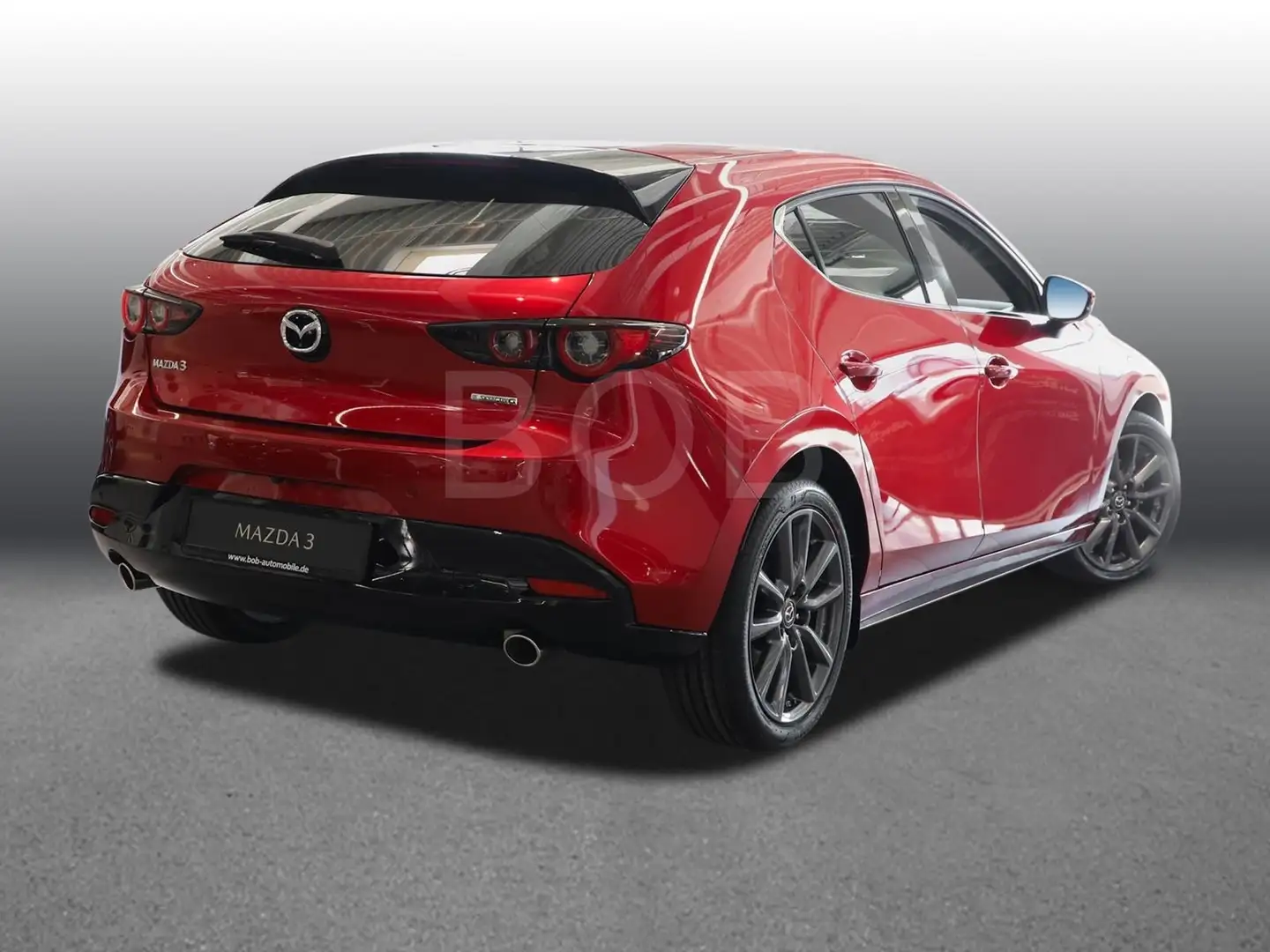 Mazda 3 G 140 Exclusive-line 8-fach bereift NAVI Rot - 2