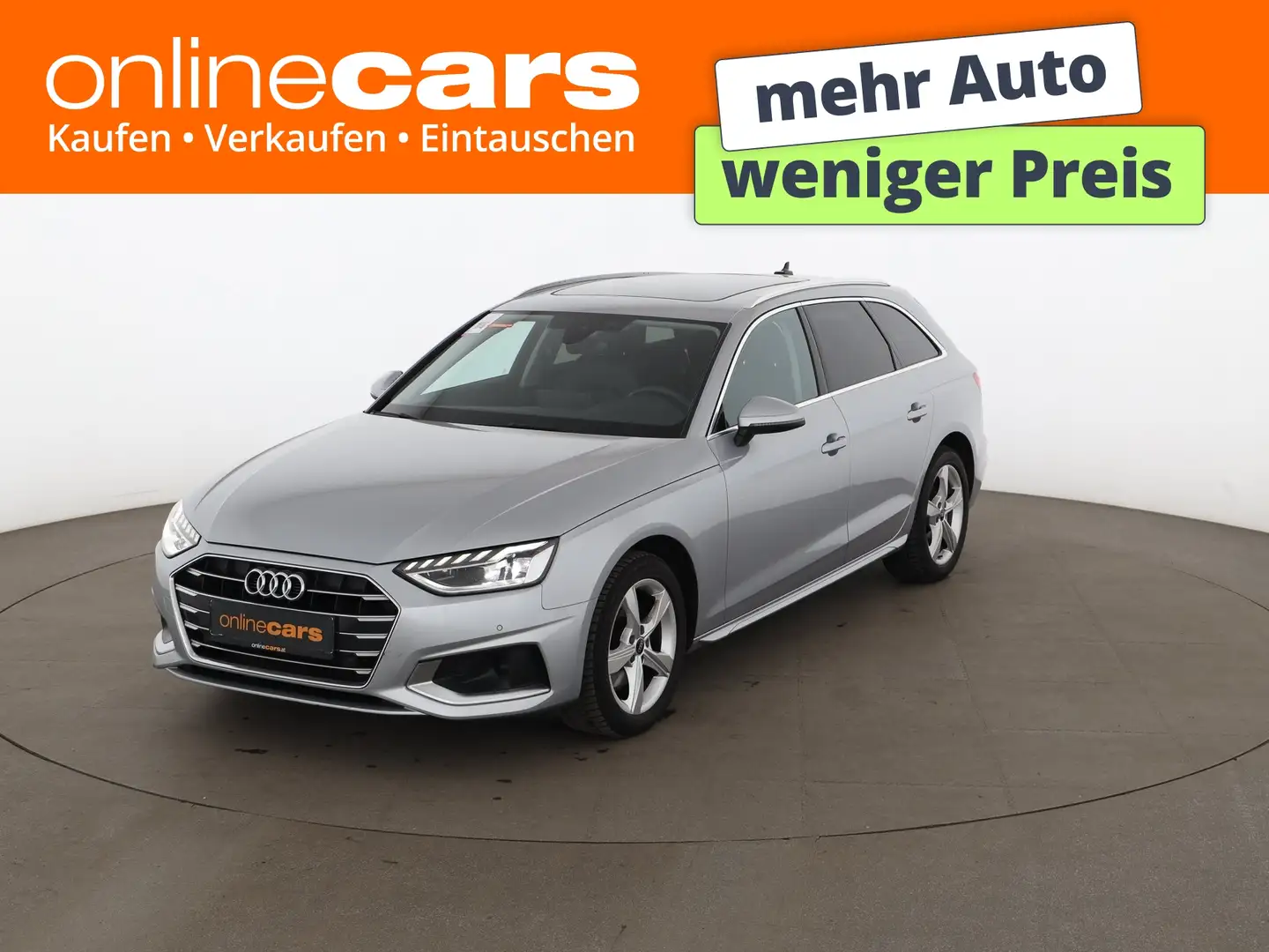 Audi A4 Avant 35 TDI advanced Aut LED SKY AHK RADAR Silber - 1