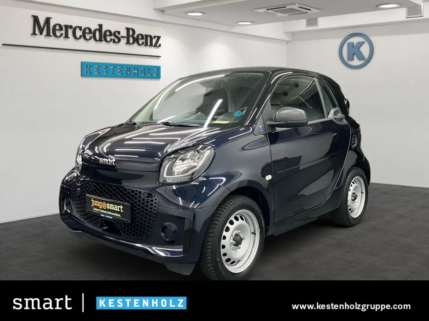 smart forTwo EQ Coupé TEMPOMAT+LED+DAB+KLIMA Blau - 1