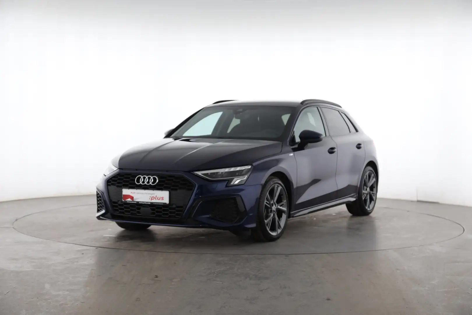 Audi A3 Sportback 30 TDI S tronic S line MMI NAVI + Bleu - 2
