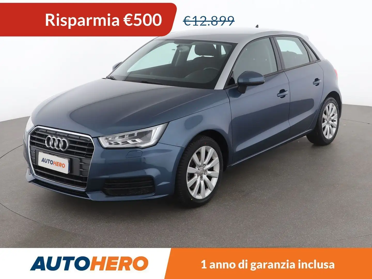 Audi A1 1.6 TDI Metal plus 116 CV S tronic Blu/Azzurro - 1