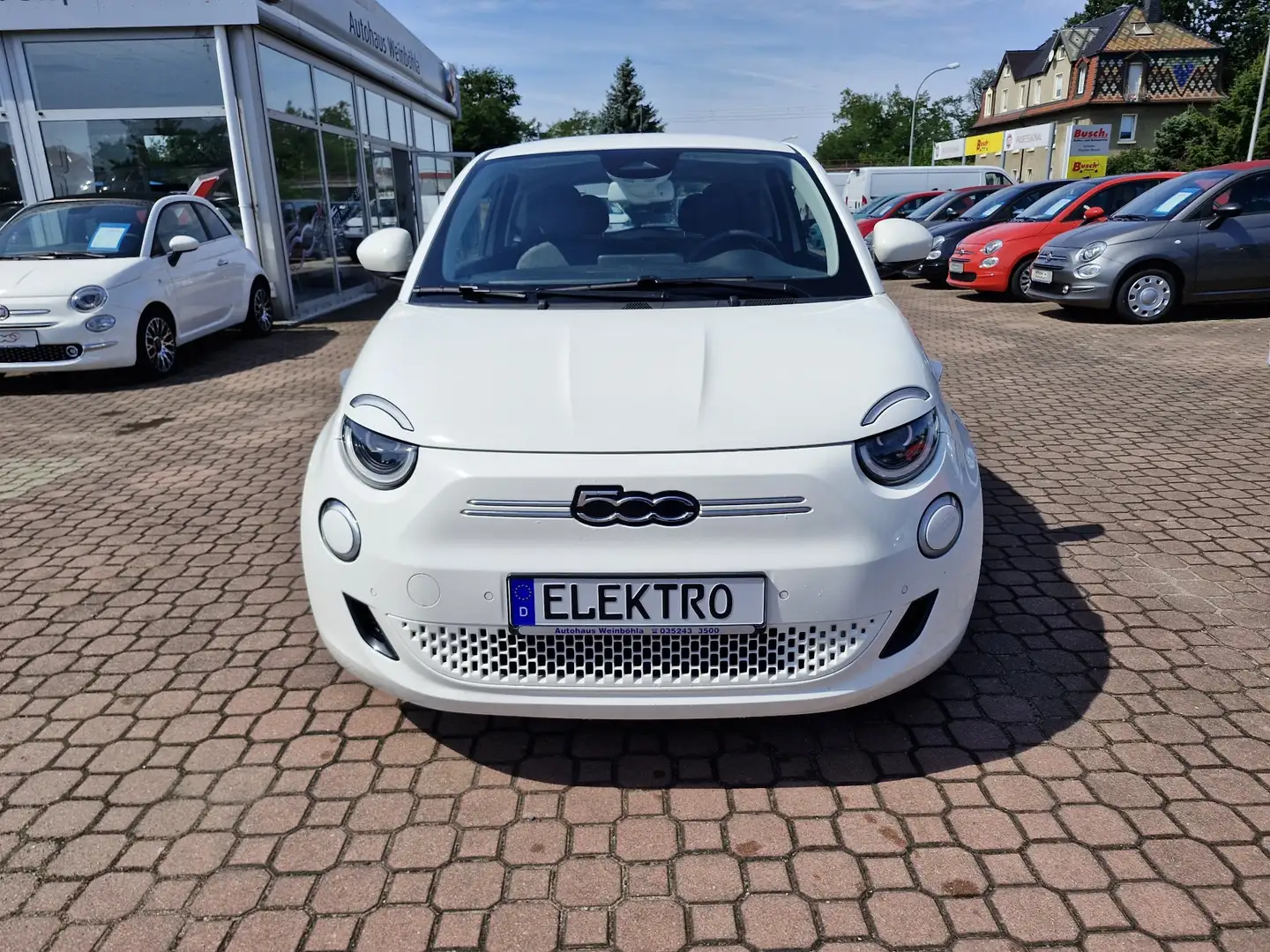 Fiat 500 Icon-LED-Sitzheizung-Kamera Weiß - 2