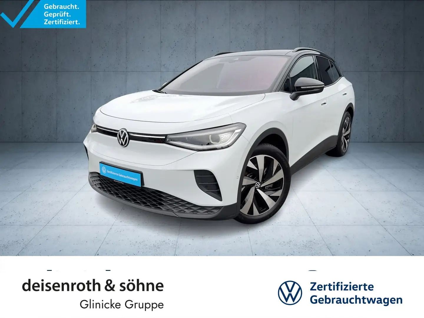 Volkswagen ID.4 Pro AHK/W-Pumpe/Pano/Matrix/h&k/DCC/Nav/ACC Weiß - 1