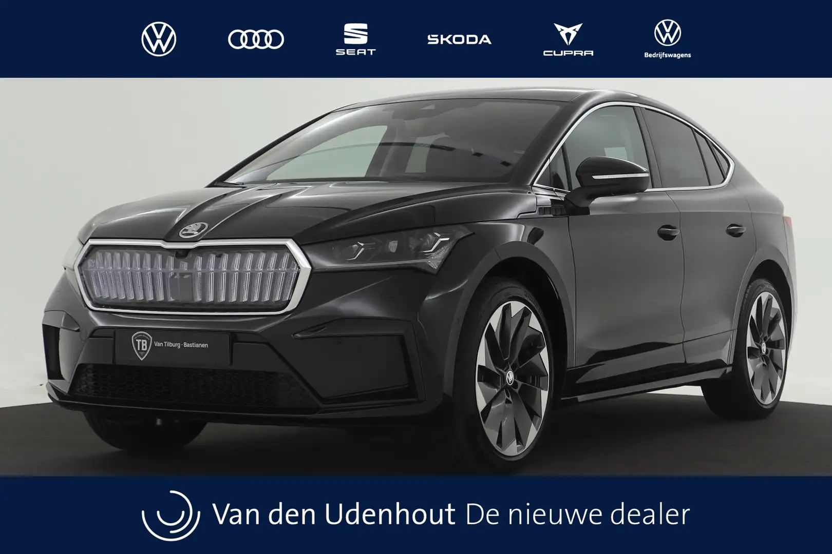 Skoda Enyaq Coupe Enyaq Coupé iV 80 Elektromotor 204 1AT Busin Zwart - 1