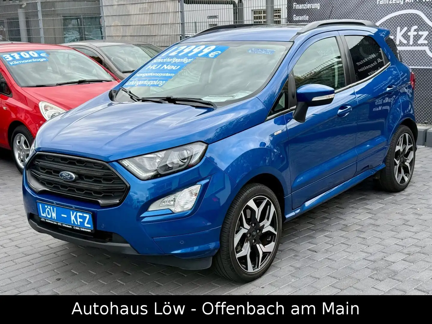 Ford EcoSport ST-Line SCHECKHEFTGEPFLEGT SR + WR AHK Blau - 2