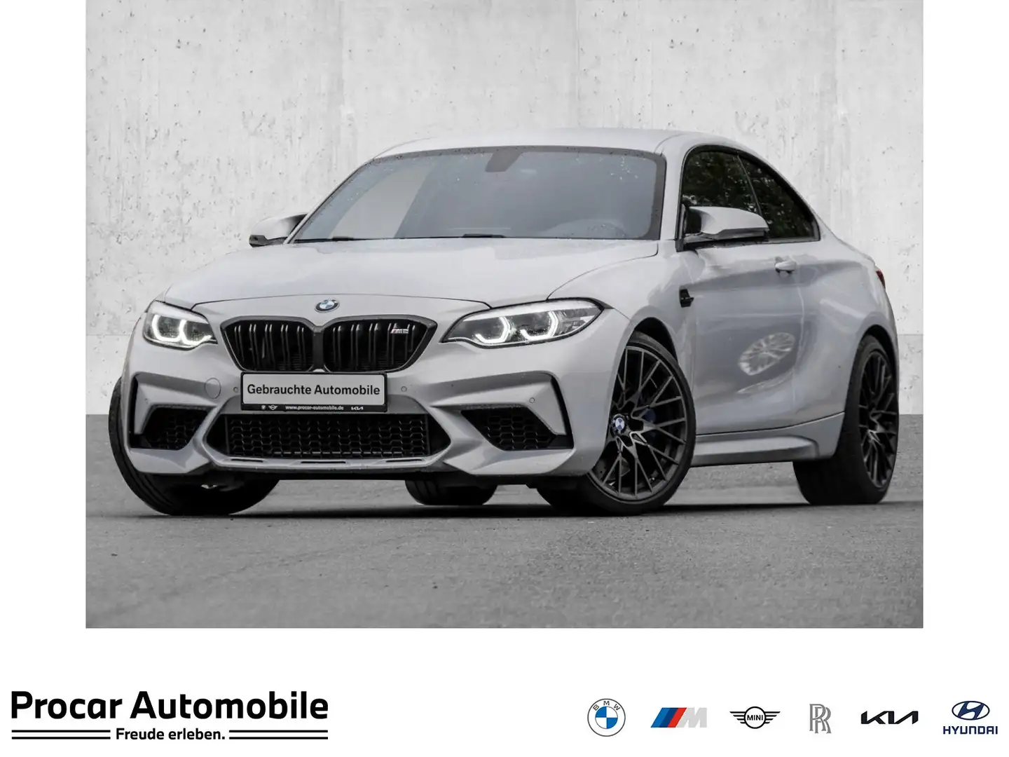 BMW M2 Competition ADAPT.LED+PDC+NAVI+DKG+19" LMR Silber - 1