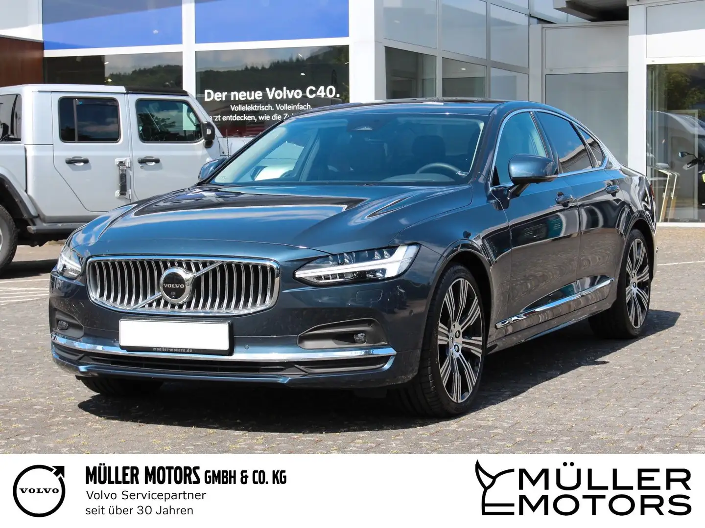Volvo S90 B5 Diesel Ultimate Bright +harman+Pano+ACC+ Blau - 1