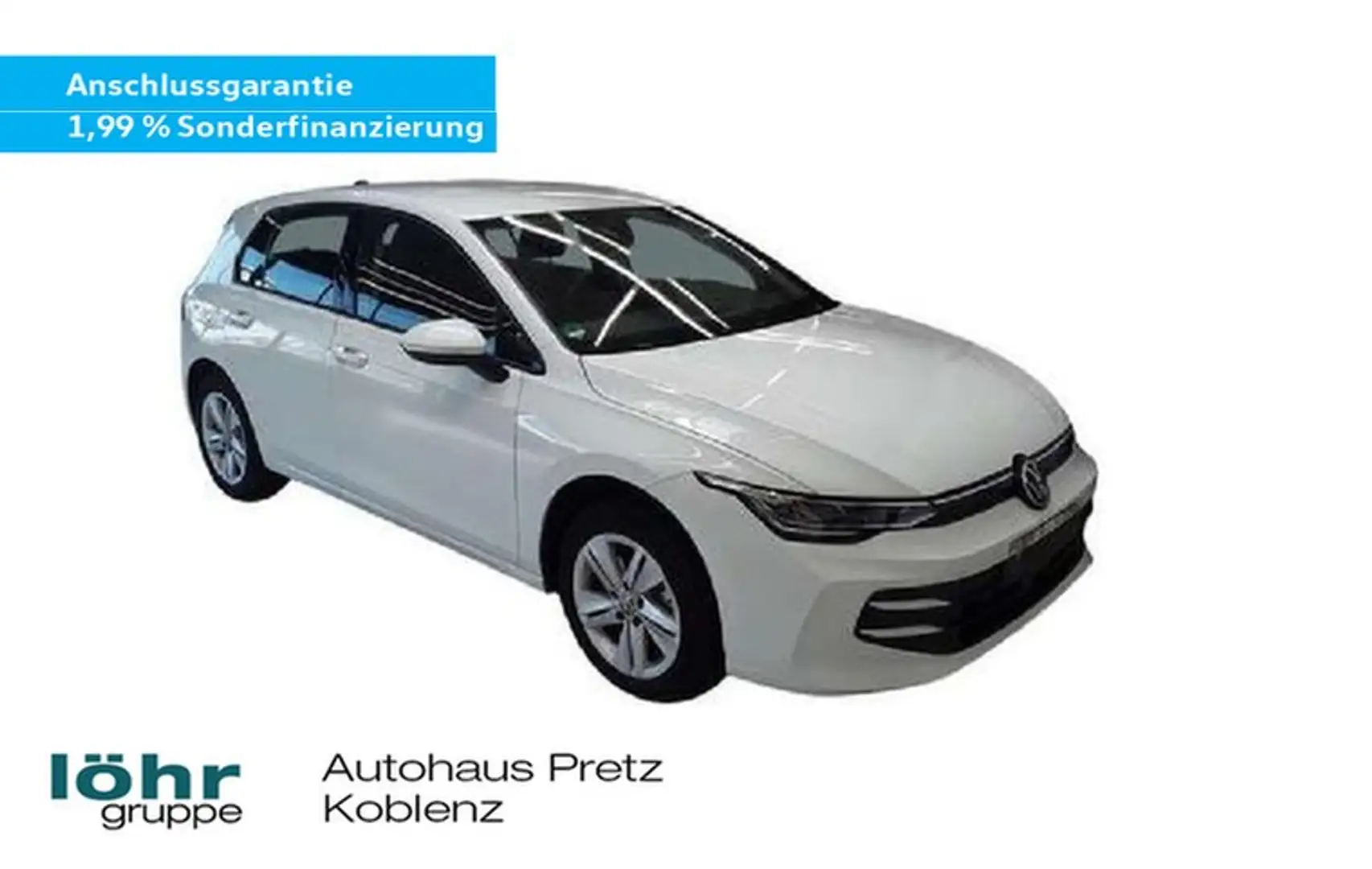 Volkswagen Golf 1.5 TSI Life "1,99%" App-Con., Tel., ACC, PDC, ... Blanc - 1