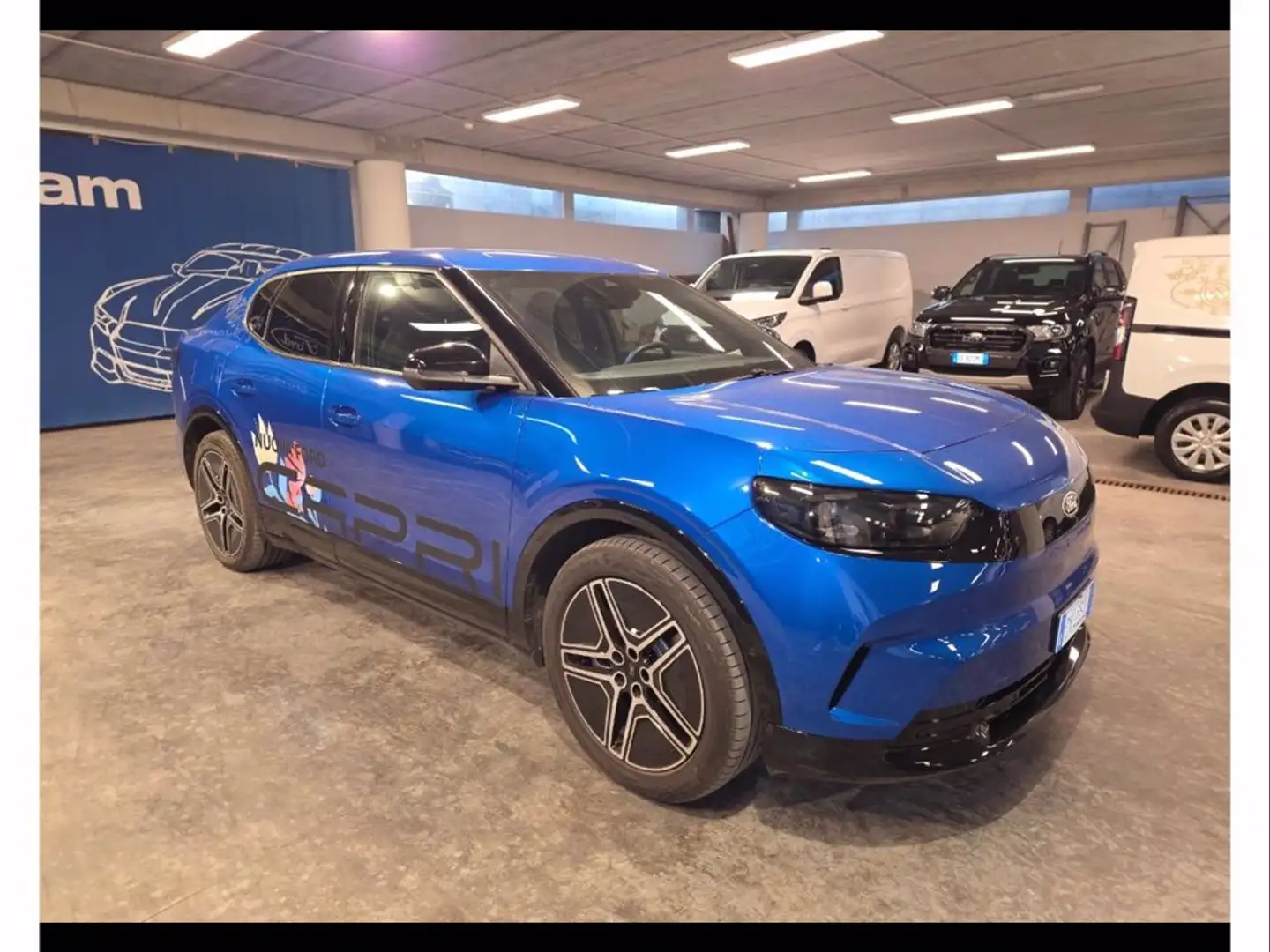 Ford Capri 77kwh extended range premium rwd Blu/Azzurro - 2