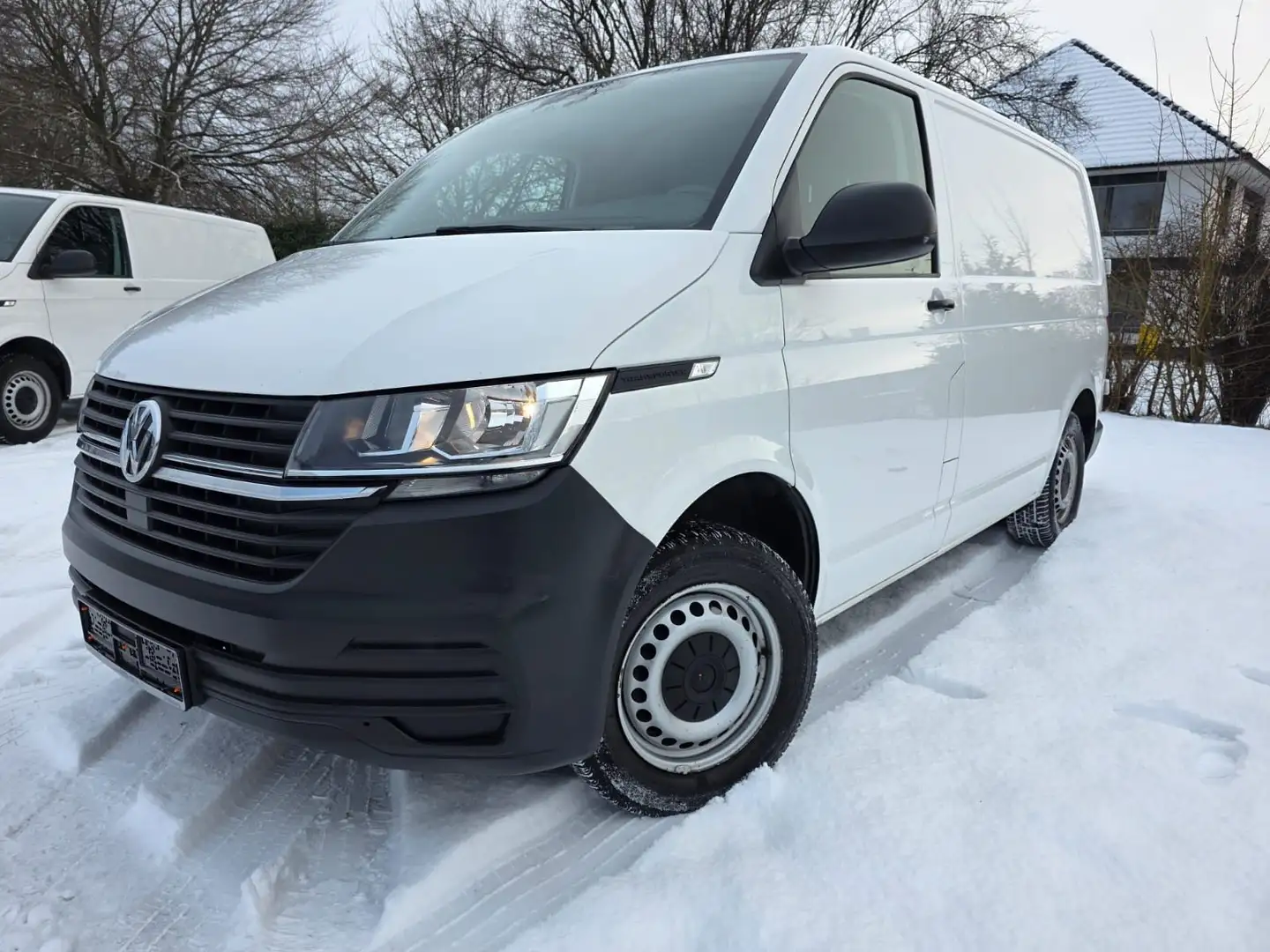 Volkswagen T6 Transporter T6.1 Transporter Kasten FWD/AHK/PDC Weiß - 1