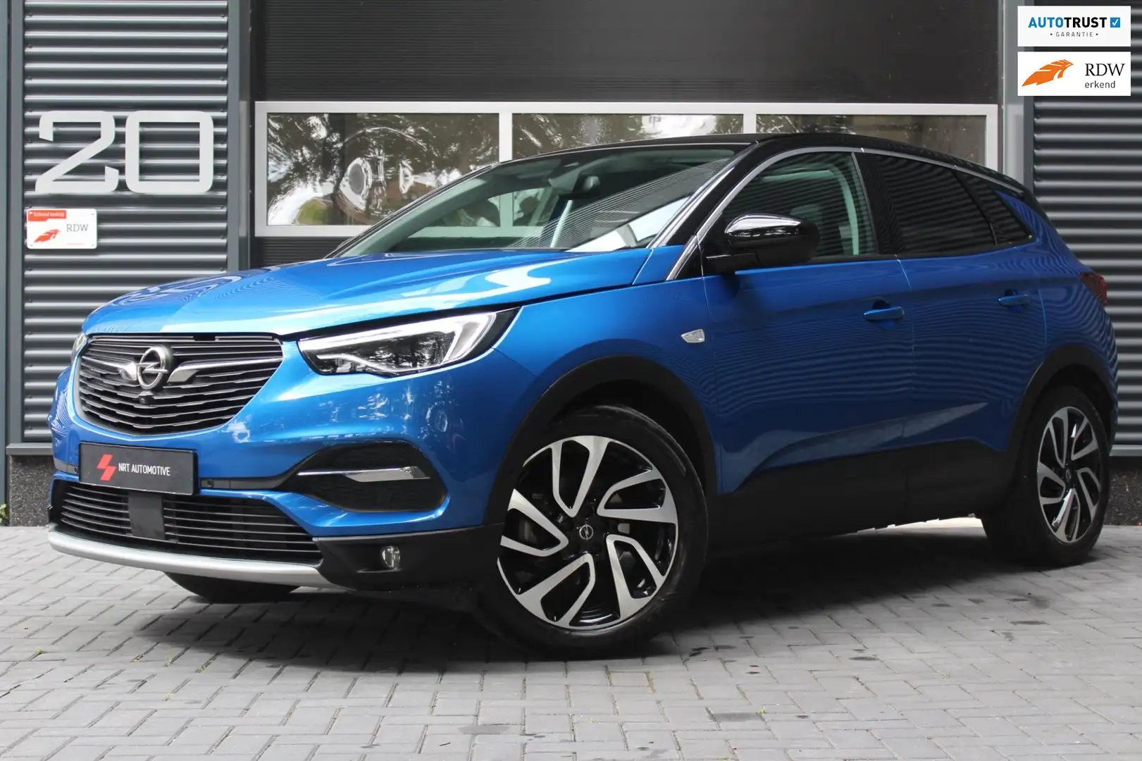 Opel Grandland X 1.2 Turbo Ultimate /Automaat/Pano/360c/Adapt. Crui Blauw - 1