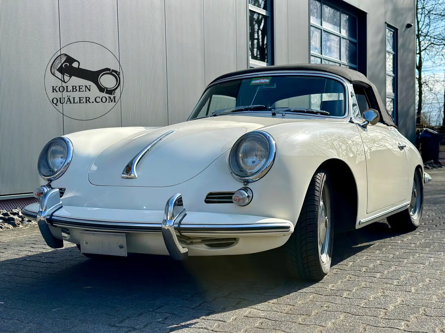 Porsche 356 1600 C Cabrio Fehér - 2