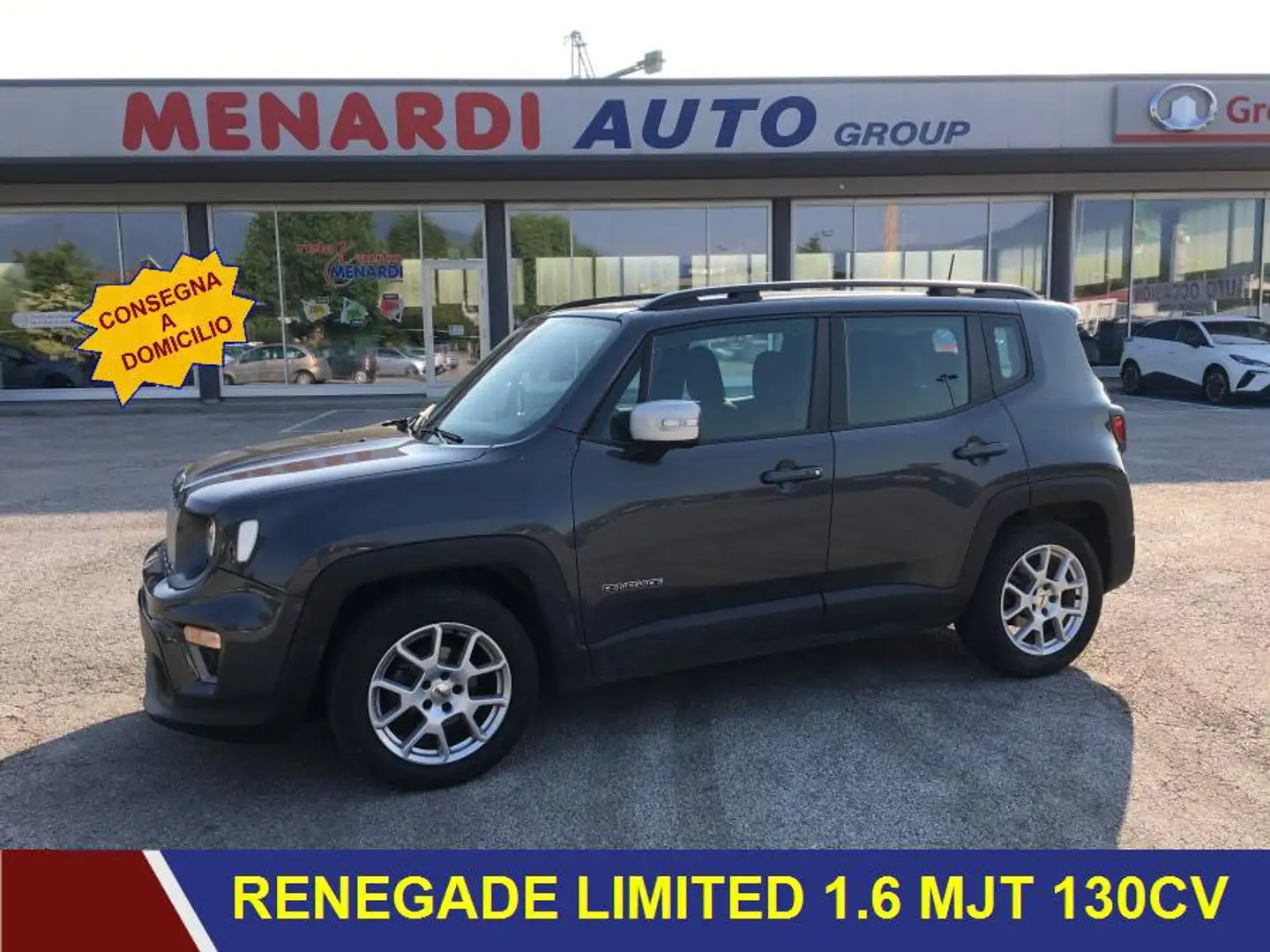 Jeep Renegade 1.6 Mjt 130cv Limited 2022 * GARANZIA EUROPEA 12+ Grigio - 1