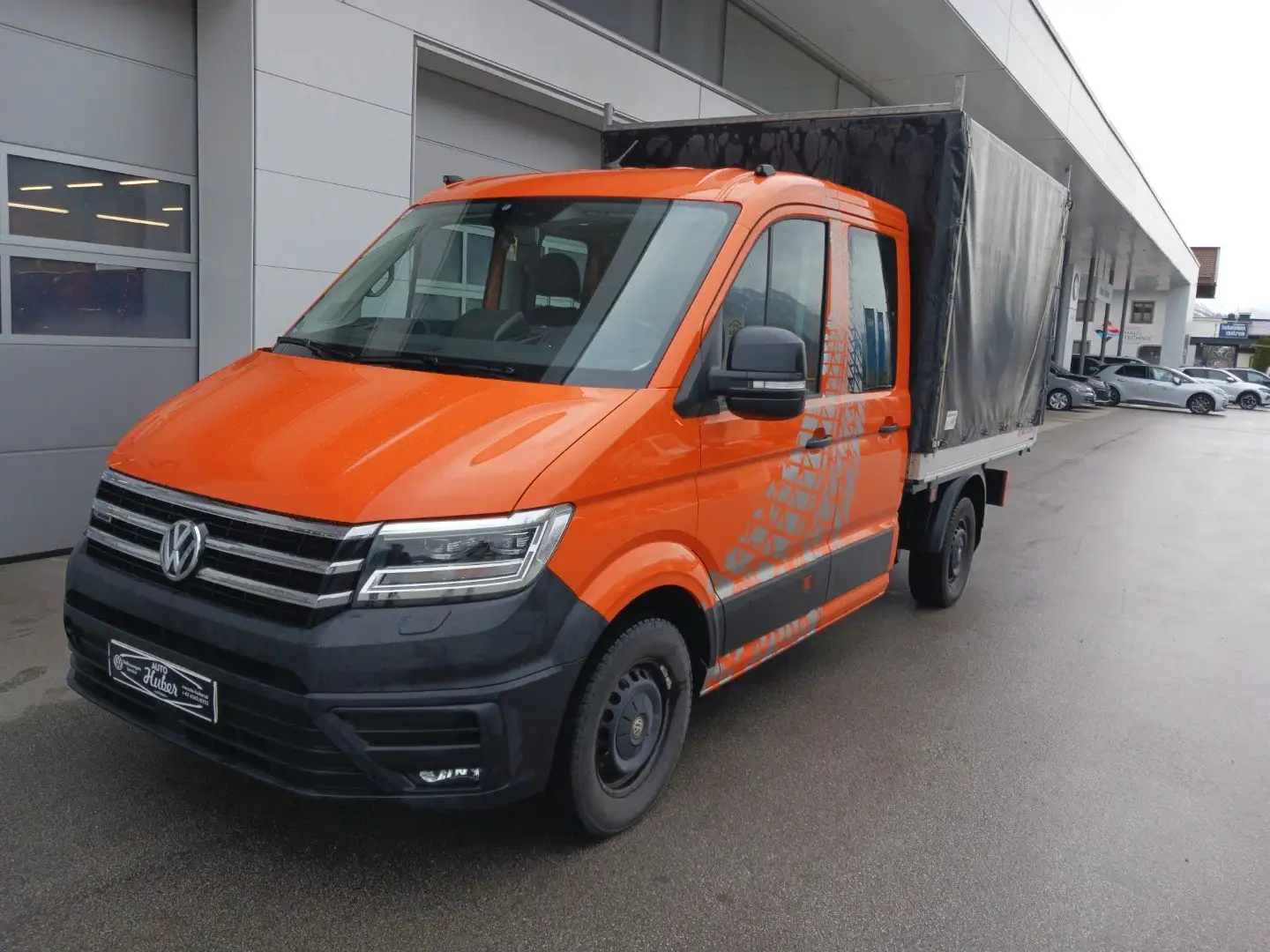 Volkswagen Crafter Pritsche 35 DOKA Trendline mittellang 4MOTION Orange - 1