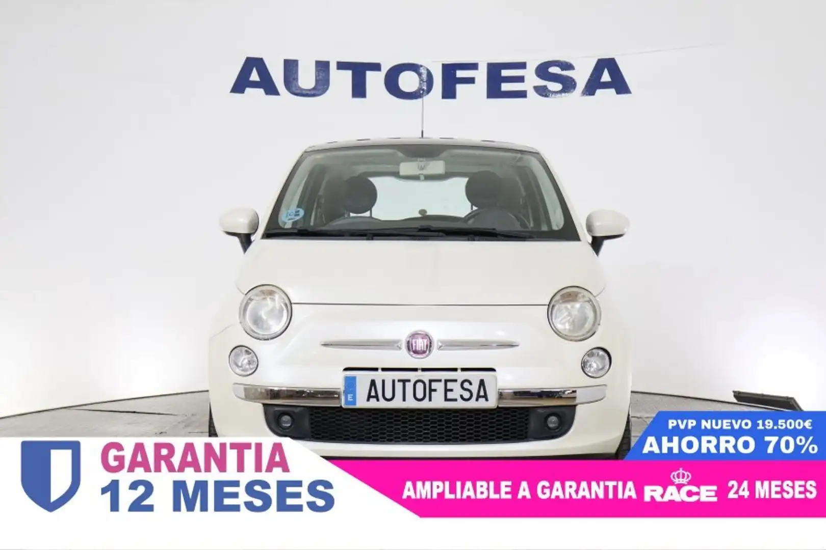 Fiat 500 1.4 LOUNGE 100cv 3P # BLUETOOTH Wit - 2