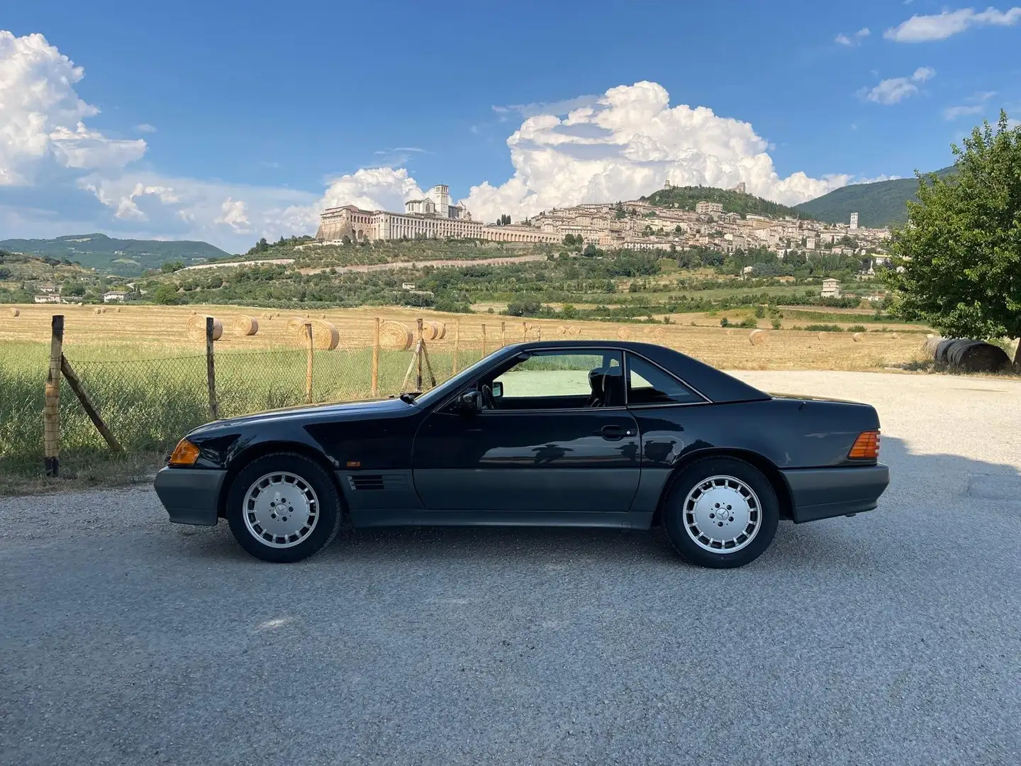 Mercedes-Benz SL 500 SL 500 del 1990 con targa oro ASI. Nero - 2