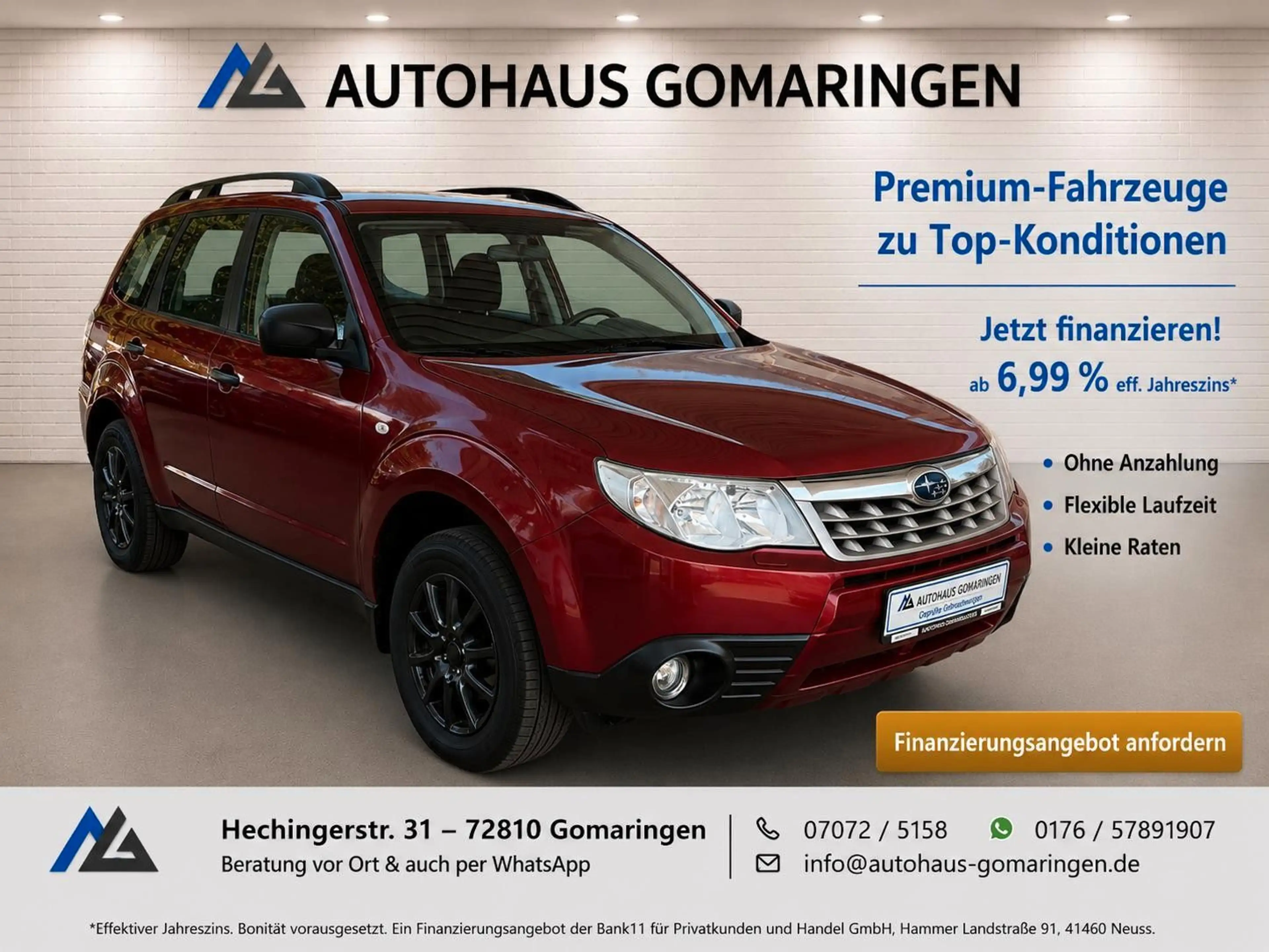 Subaru Forester Active Aut*1.Hand*TÜV Neu*AHK*8-fach BR