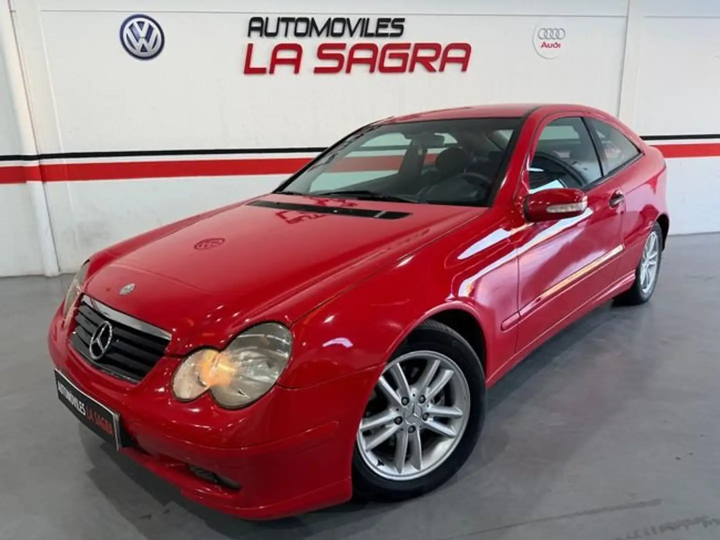 Mercedes-Benz C 180 Sportcoupe Rojo - 1