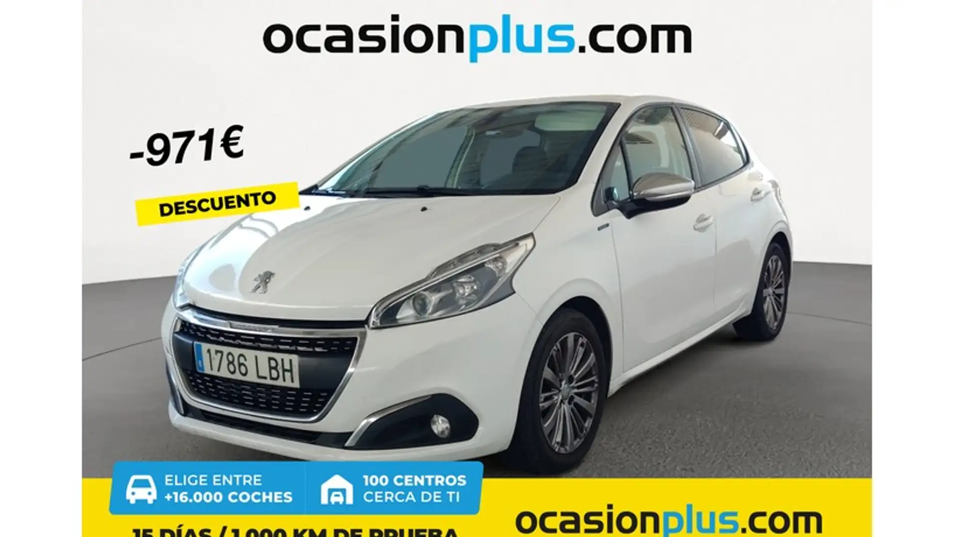 Peugeot 208 1.5BlueHDi S&S Signature 100 Blanc - 1