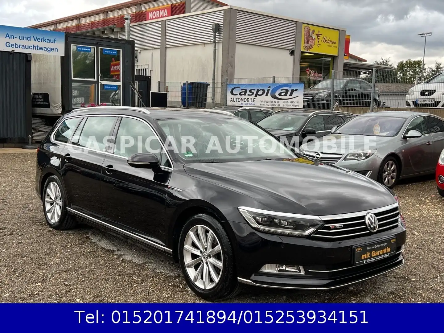 Volkswagen Passat Variant 2,0TDIBMT 4Motion Highline,1.HAND Zwart - 1