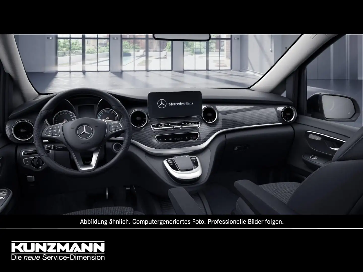 Mercedes-Benz EQV 300 Lang MBUX Navi Distronic Spiegel-Paket Grijs - 2