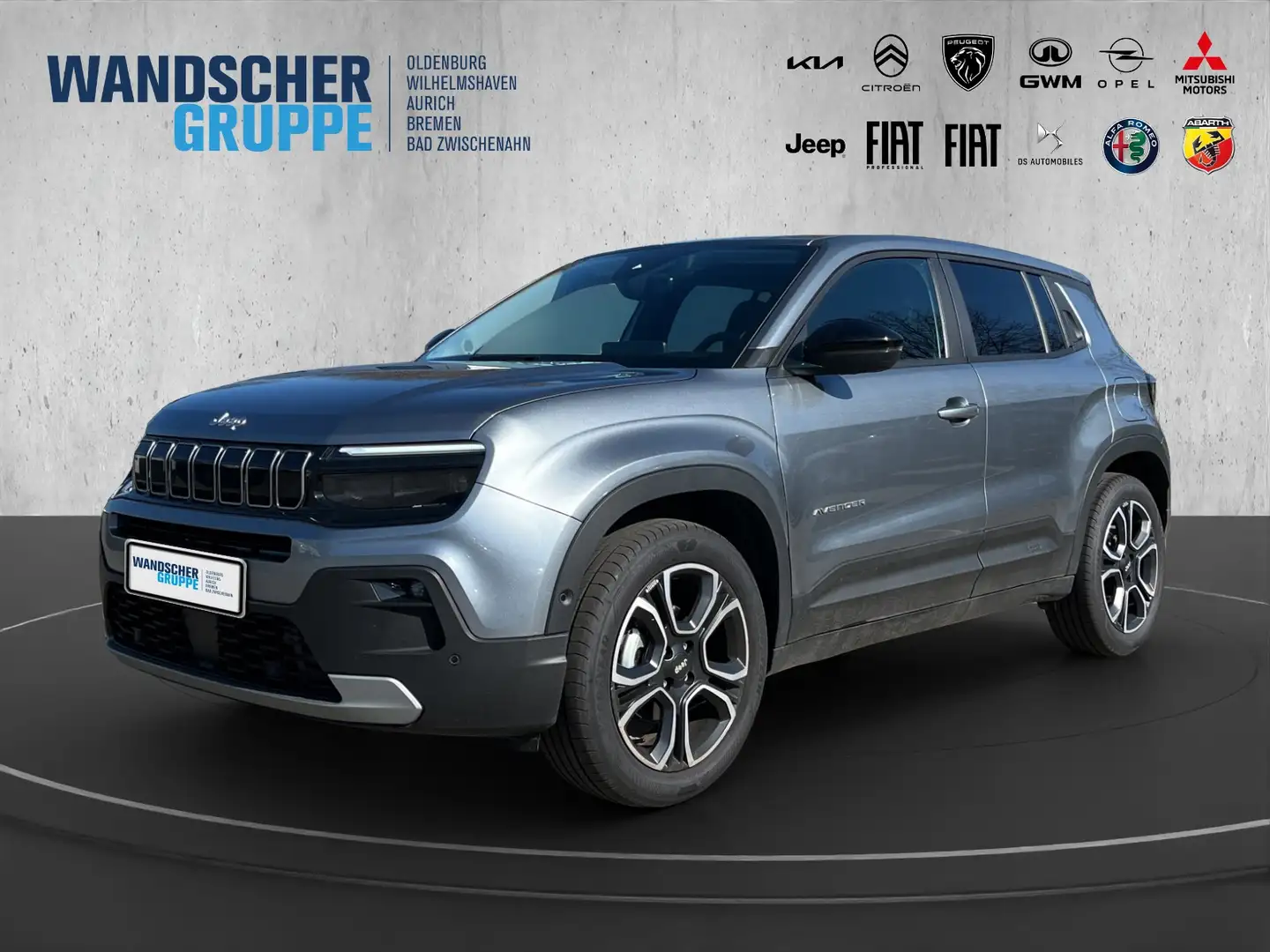 Jeep Avenger Benziner MY24-Summit 1.2 T3  MT FWD Grijs - 1